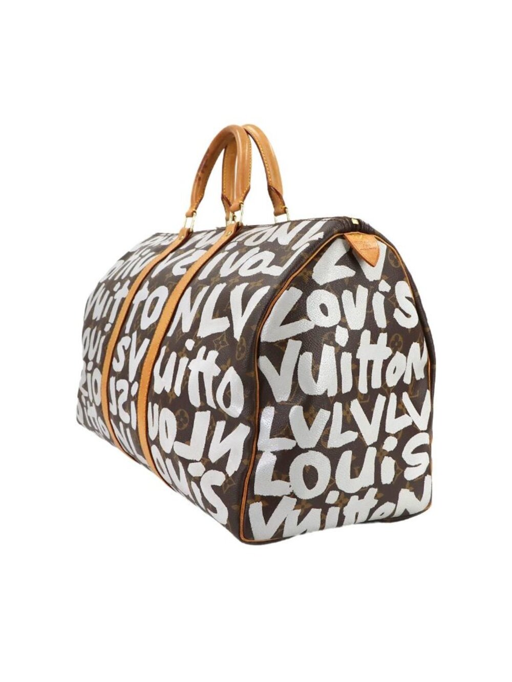 Louis Vuitton Monogram Graffiti Keepall 50 Boston Bag Arjan - Picture 4 of 10